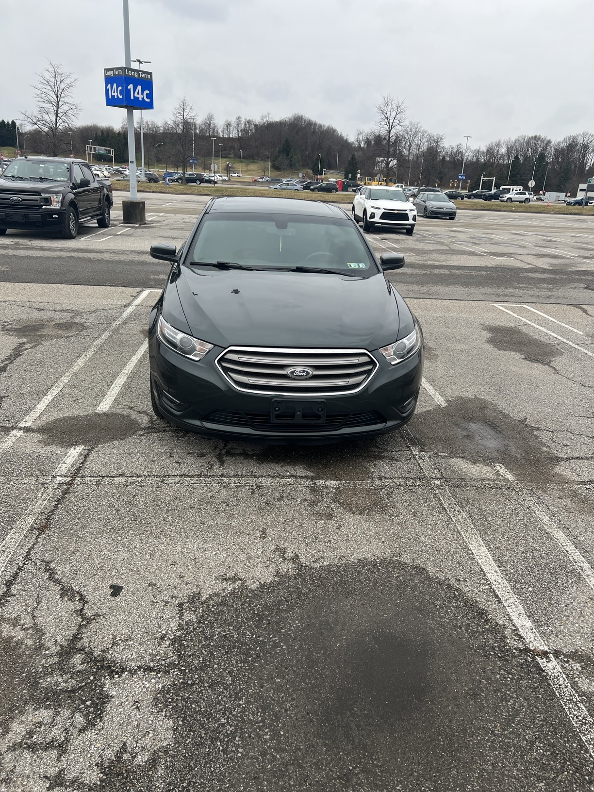 Car In The Parking Lot